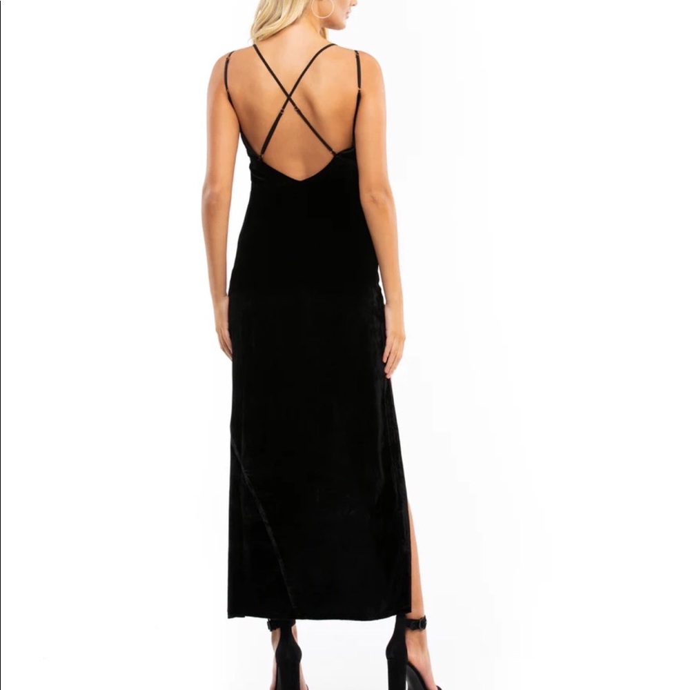 For Love & Lemon Nadine Velvet Maxi